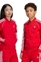 Дитяча кофта adidas Originals SST TRACK TOP без капюшона червоний IX7629