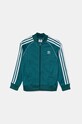 Dječja dukserica adidas Originals SST TRACK TOP IY7452 tirkizna AW24