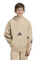 adidas bluza dziecięca J Z.N.E. HD z kapturem brązowy JF2490