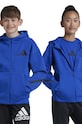 adidas bluza dziecięca J Z.N.E.FZ z kapturem granatowy JF8958