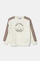 Dječja dukserica adidas Originals CREW print bež IY9546