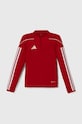 adidas Performance bluza dziecięca TIRO23L TR TOPY aplikacja czerwony HS3489