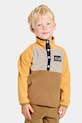 Didriksons hanorac polar pentru copii MONTE KIDS HALF BU galben 505590