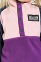 Didriksons hanorac polar pentru copii MONTE KIDS HALF BU violet 505590