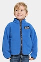 Didriksons bluza polarowa dziecięca GIBBS KIDS FULLZIP bez kaptura niebieski 505577