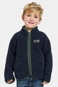 Дитяча флісова кофта Didriksons GIBBS KIDS FULLZIP без капюшона темно-синій 505577