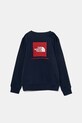 Dječja dukserica The North Face REDBOX REGULAR CREW NF0A89H78K21 mornarsko plava AW24