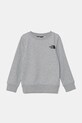 The North Face felpa per bambini REDBOX REGULAR CREW melange grigio NF0A89H7DYX1
