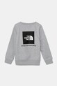 The North Face felpa per bambini REDBOX REGULAR CREW NF0A89H7DYX1 grigio AW24