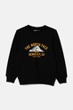 The North Face hanorac de bumbac pentru copii VARSITGRAPHIC RELAXED CREW print negru NF0A89H8JK31