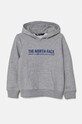 The North Face bluza dziecięca VARSITGRAPHIC RELAXED HOODIE z kapturem szary NF0A89HBDYX1
