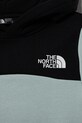 Chłopiec The North Face bluza bawełniana dziecięca BACK LOGO RELAXED P/O HOODIE NF0A89HC1OC1 turkusowy