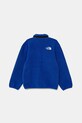 The North Face hanorac polar pentru copii YUMIORI FULL ZIP JACKET NF0A8AZGCZ61 albastru AW24