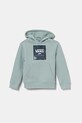 Vans bluza dziecięca KD Dino PO z kapturem turkusowy VN000JRNM8I1