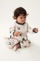 Liewood bluza niemowlęca Lucie Baby Printed Sweatshirt wzorzyste beżowy LW19474