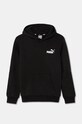 Детская кофта Puma ESS Tape Hoodie с капюшоном чёрный 848818