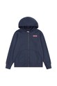 Mikina pre bábätká Levi's BOXTAB FULL ZIP HOODIE s kapucňou tmavomodrá 6EJ762