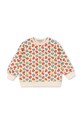 Дитяча бавовняна кофта Konges Sløjd LOUPY LOU SWEATSHIRT GOTS бавовна бежевий KS102025