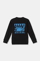 Детская кофта Quiksilver GRAPHIC CREW AQBFT03110 чёрный AW24