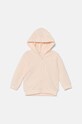 Bavlnená mikina pre bábätká United Colors of Benetton bavlna oranžová 3J70A5017.W.Seasonal