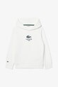 Lacoste bluza bawełniana dziecięca SJ3004 biały SS25