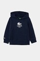 Lacoste hanorac de bumbac pentru copii print bleumarin SJ3004