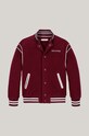 Παιδική μπλούζα Tommy Hilfiger KS0KS00603.9BYH. μπορντό AW24
