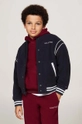 Tommy Hilfiger felpa per bambini senza blu navy KS0KS00603.9BYH.128.176