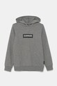 Napapijri bluza dziecięca B-CHAMOIS H z kapturem szary NP0A4HY41601.134.164