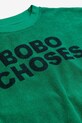 Момче Детски памучен суичър Bobo Choses 324EC014 зелен
