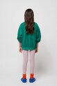Детски памучен суичър Bobo Choses 324EC014 зелен