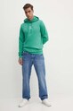 Суичър Calvin Klein Jeans J30J325629 зелен SS25