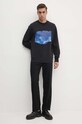 Mikina Calvin Klein Jeans J30J325636 čierna AW24