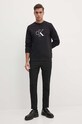Calvin Klein Jeans bluza J30J326034 negru AW24