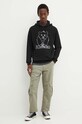 Iceberg hanorac de bumbac E021.6341 negru AW24
