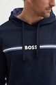 BOSS bluza bawełniana lounge 50521766 granatowy
