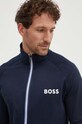 Βαμβακερό φούτερ BOSS σκούρο μπλε 50521768