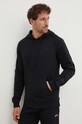 HUGO bluza bawełniana z kapturem czarny 50520502