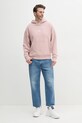 Hugo Blue hanorac de bumbac 50510724 roz SS25