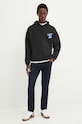 HUGO Blue bluza bawełniana 50519957 czarny AW24