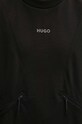 Bavlněná mikina HUGO 50516667 černá