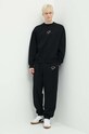 Бавовняна кофта HUGO 50518981 чорний AW24
