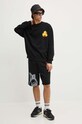 HUGO bluza bawełniana 50519838 czarny AW24
