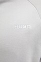 Хлопковая кофта лаунж HUGO 50520494 серый
