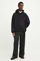 Одежда Хлопковая кофта MSGM 3740MM133.247795 чёрный