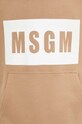 Хлопковая кофта MSGM 3740MM525.247799 бежевый