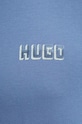 Бавовняна кофта HUGO 50517848 блакитний