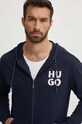 HUGO bluza z kapturem granatowy 50520457