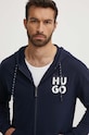 HUGO bluza z kapturem granatowy 50520457