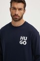 HUGO bluză lounge print bleumarin 50520462